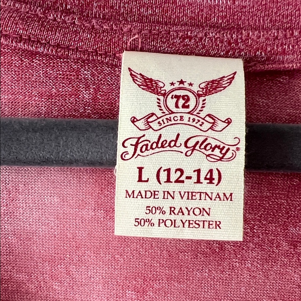 Faded Glory Red Tie-Dye Tank Top - Picture 2 of 4